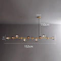 LED Pendant Chandeliers for Modern Living and Dining Room Lighting