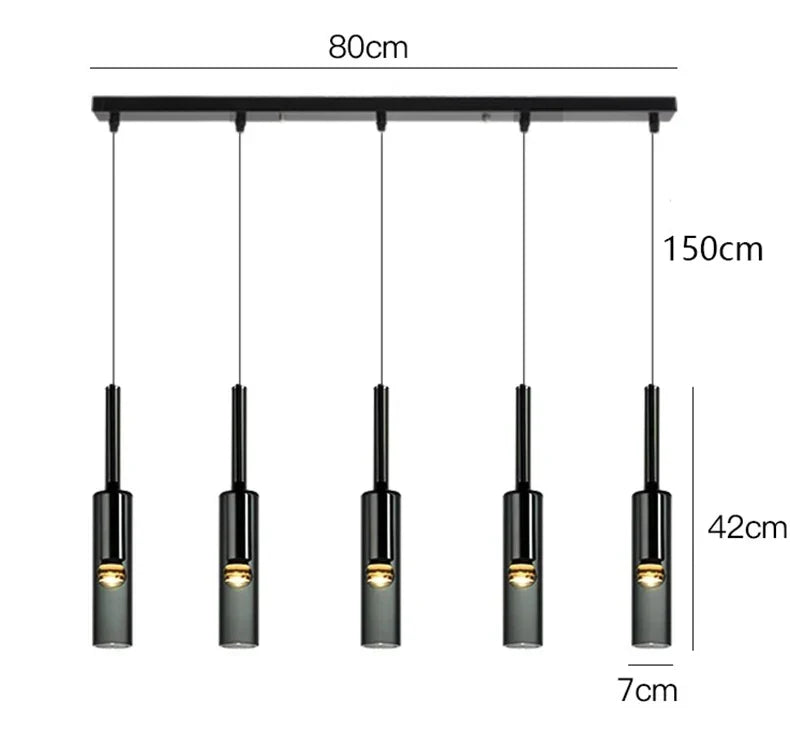 DecorBites™ LED Pendant Chandeliers for Modern Home Decor and Indoor Lighting