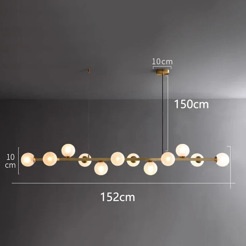 DecorBites™ LED Pendant Chandeliers for Modern Living and Dining Room Lighting