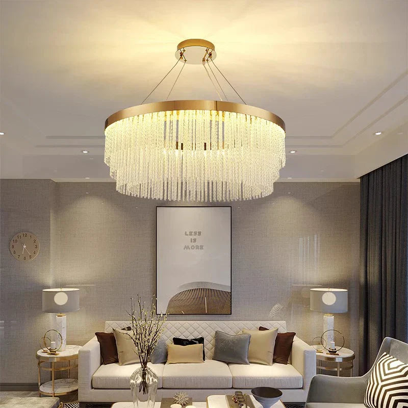 DecorBites™ LED Pendant Chandeliers for Modern Living & Dining Room Lighting