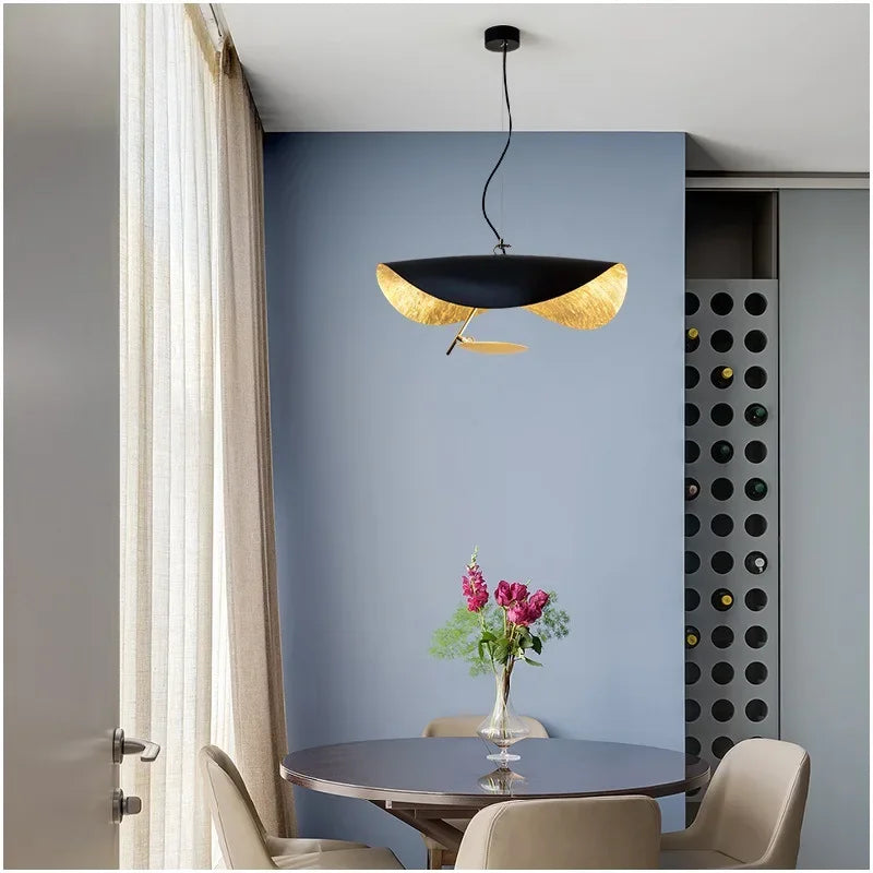 DecorBites™ LED Flying Saucer Chandelier - Modern Ceiling Light for Living Room & Bar