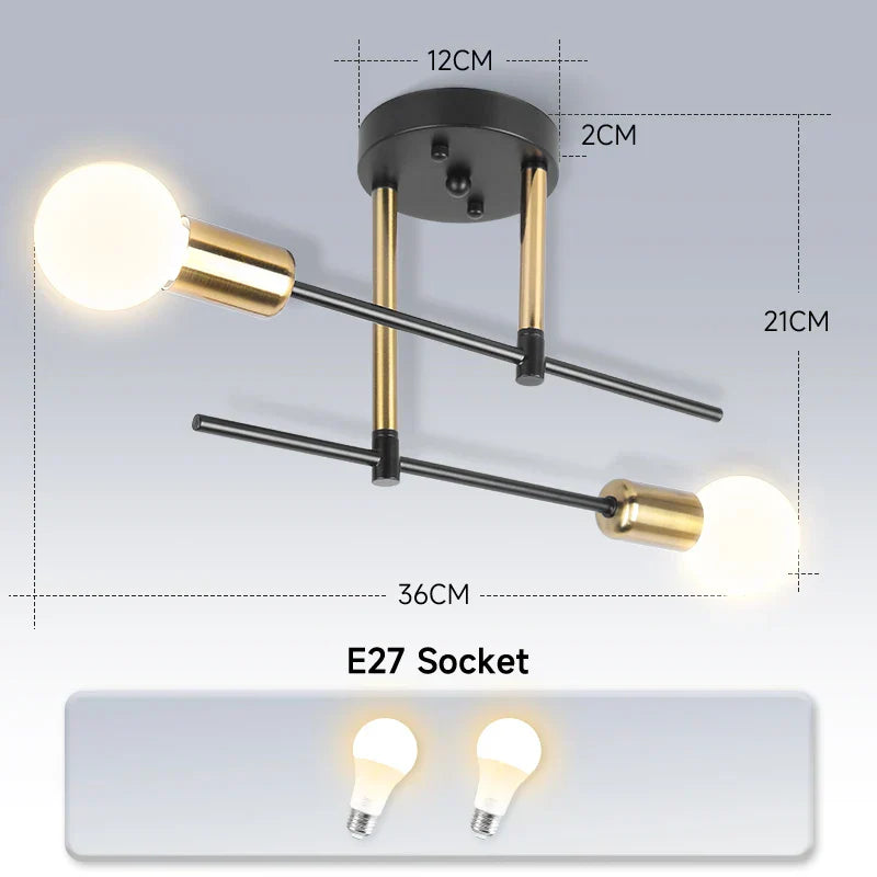 DecorBites™ LED Ceiling Chandelier Pendant Light for Kitchen Living Room Home Decor