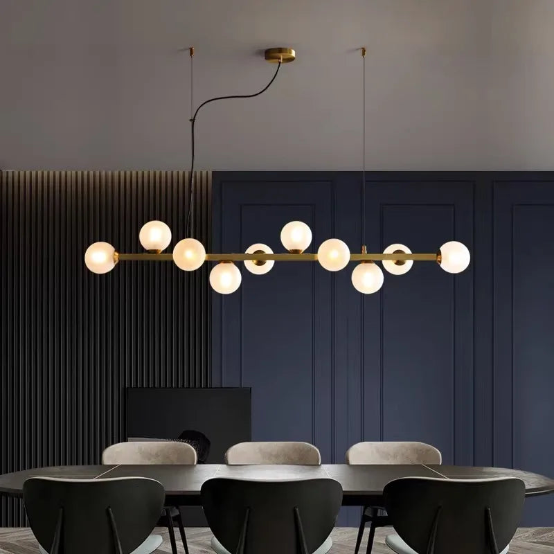 LED Pendant Chandeliers for Modern Living and Dining Room Lighting