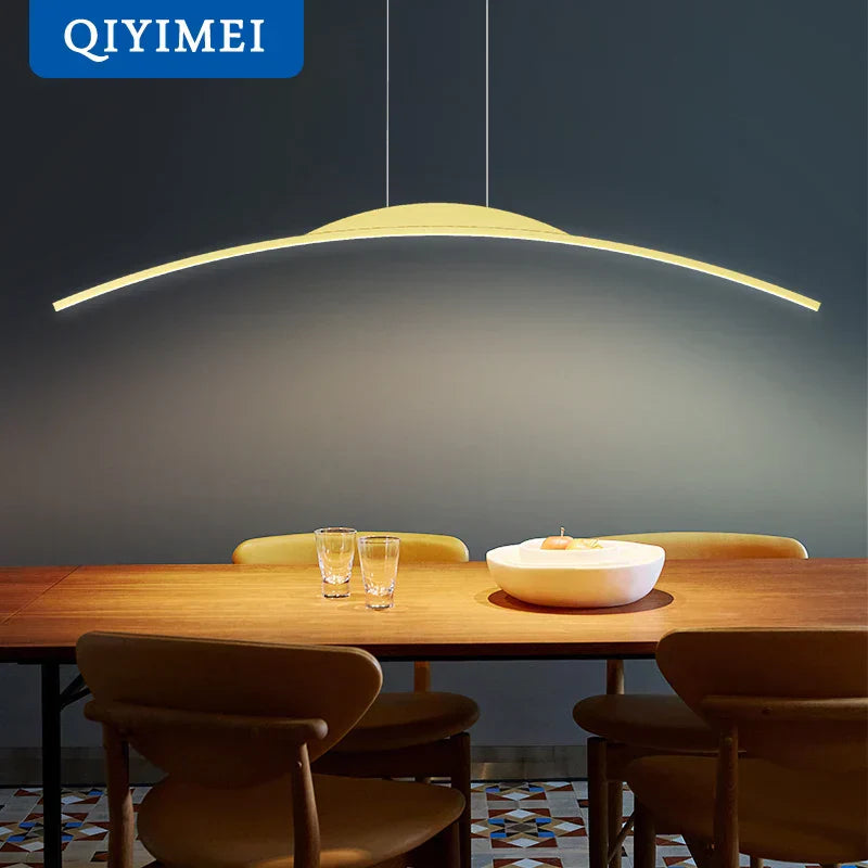 LED Pendant Lamp - Minimalist Hanging Light for Dining Room & Home Decor