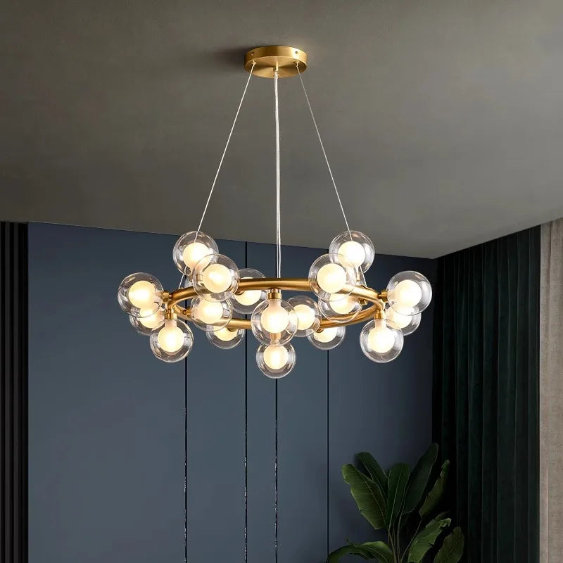 DecorBites™ LED Pendant Chandeliers for Modern Living and Dining Room Lighting