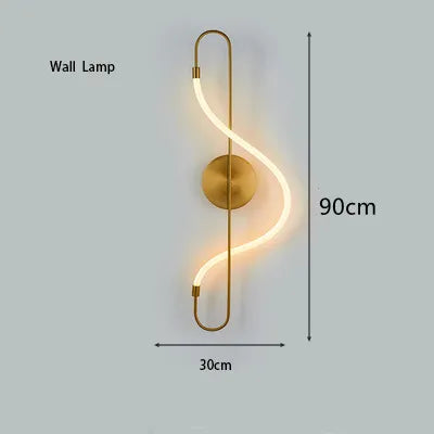 LED Long Hose Chandelier for Dining Room Kitchen Bar Pendant Lamp