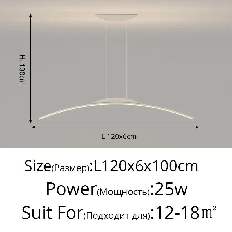 DecorBites™ LED Pendant Lamp - Minimalist Hanging Light for Dining Room & Home Decor