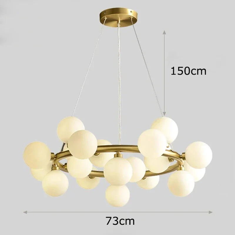 DecorBites™ LED Pendant Chandeliers for Modern Living and Dining Room Lighting