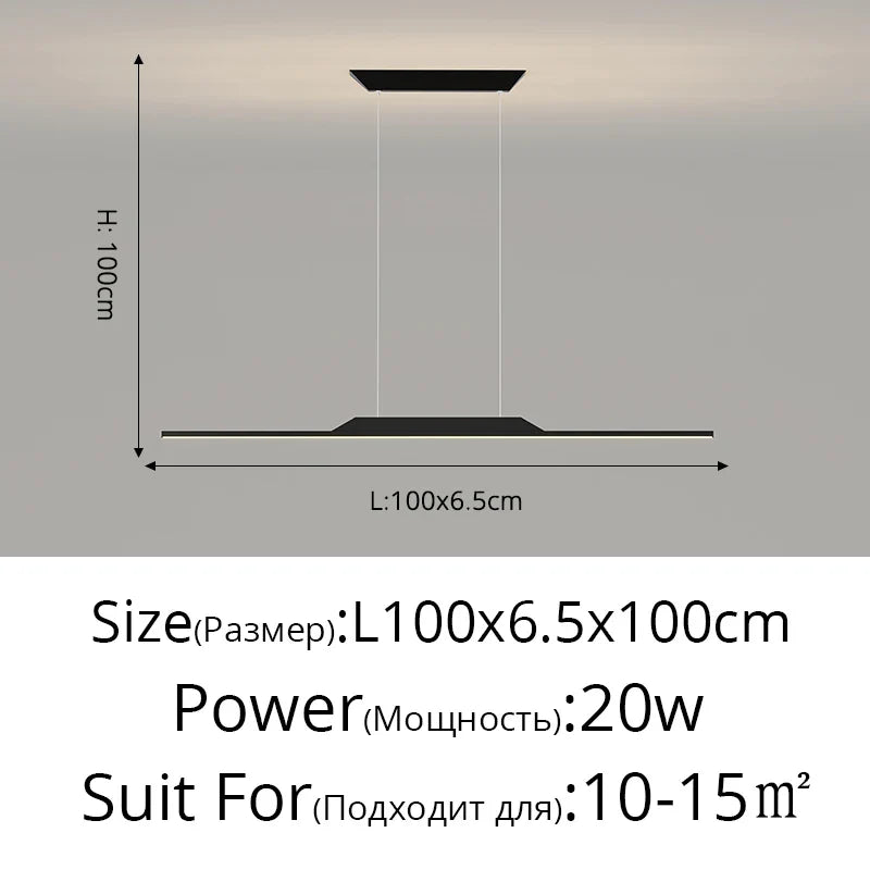 DecorBites™ LED Pendant Lamp - Minimalist Hanging Light for Dining Room & Home Decor