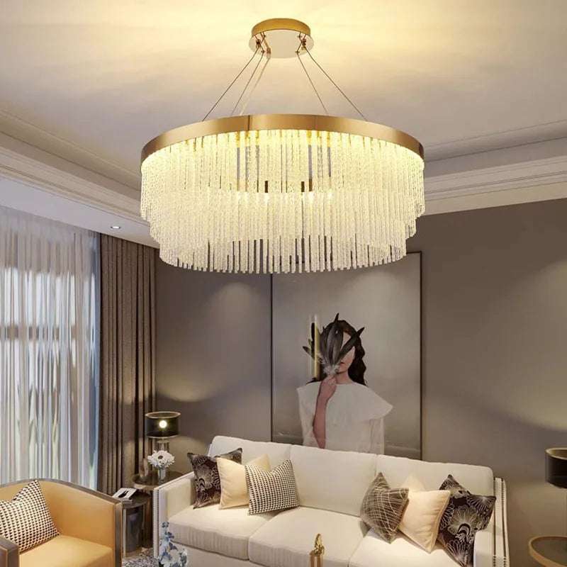 DecorBites™ LED Pendant Chandeliers for Modern Living & Dining Room Lighting