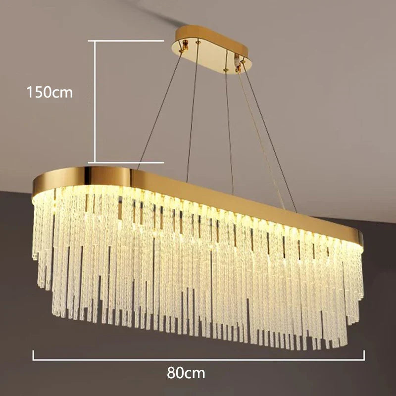 DecorBites™ LED Pendant Chandeliers for Modern Living & Dining Room Lighting