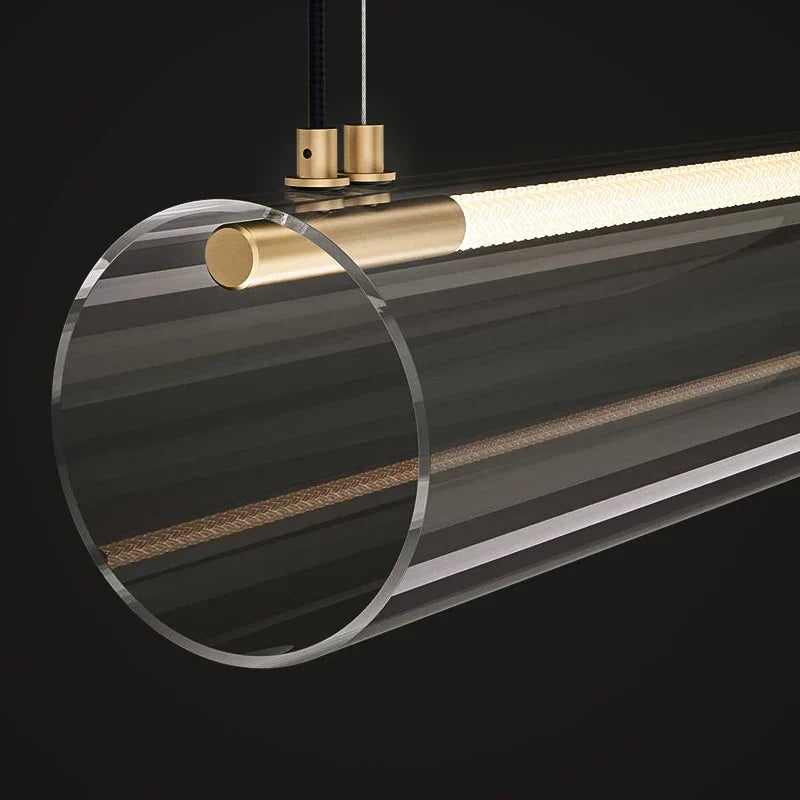 LED Long Tube Pendant Lights: Stylish Lighting for Home, Restaurant, and Bar