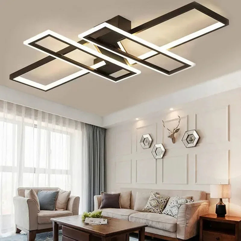 DecorBites™ LED Ceiling Chandelier: Modern Living Room Dining Kitchen Decor Lighting Fixture