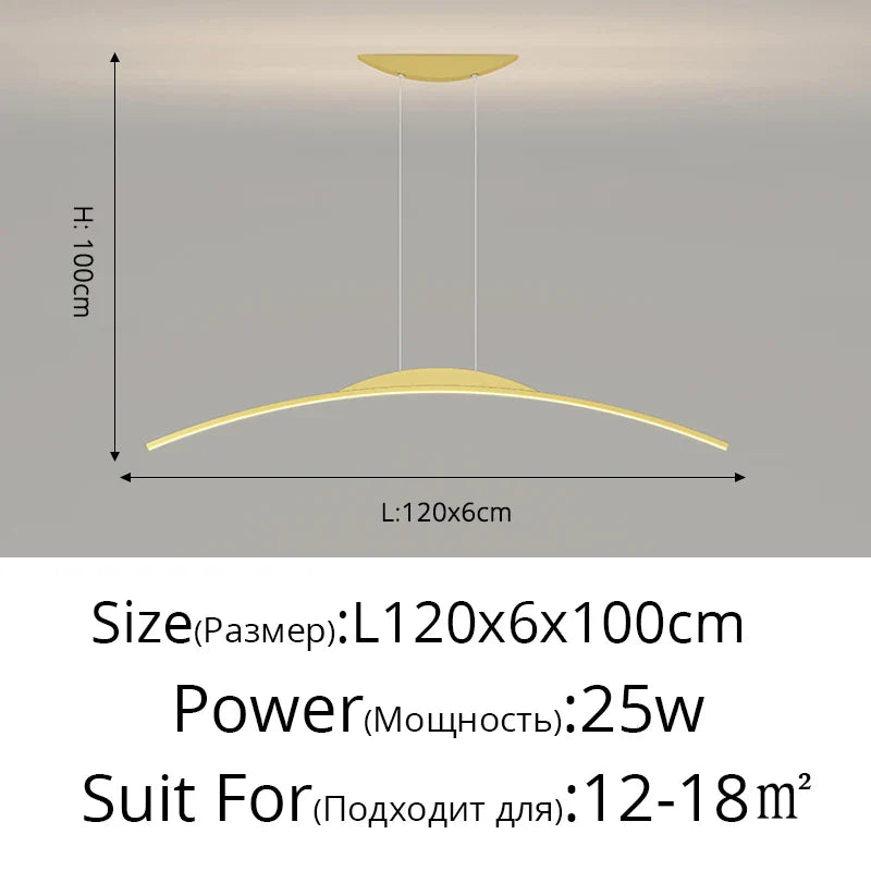 DecorBites™ LED Pendant Lamp - Minimalist Hanging Light for Dining Room & Home Decor