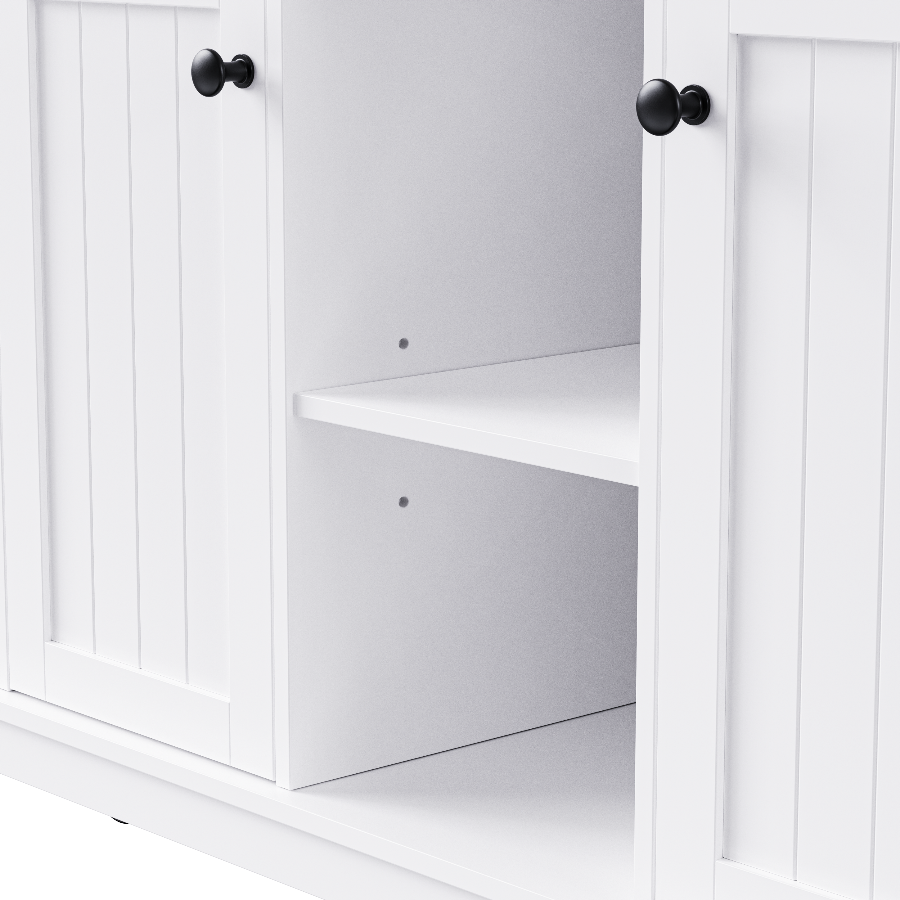 K&K 53inch Large Kitchen Island with 2 Bar Stools, Power Outlet,Door Internal Storage Rack, Kitchen Storage Cart on 5 Wheels with Drop Leaf, 5 Open Side Racks, 3 Drawers, for Kitchen,Dining Room,White