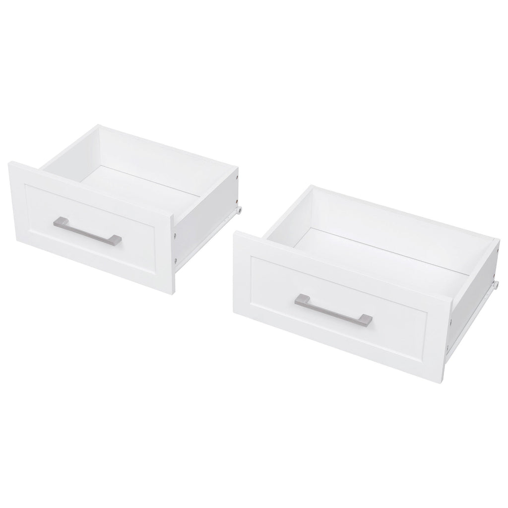 K&K 47.2' Farmhouse Kitchen Island with Drop Leaf, Kitchen Storage Island with Removable Side Racks, Two Drawers, Rolling Kitchen Cart on Wheels with Towel Rack, for Home, Kitchen, Dining Room, White