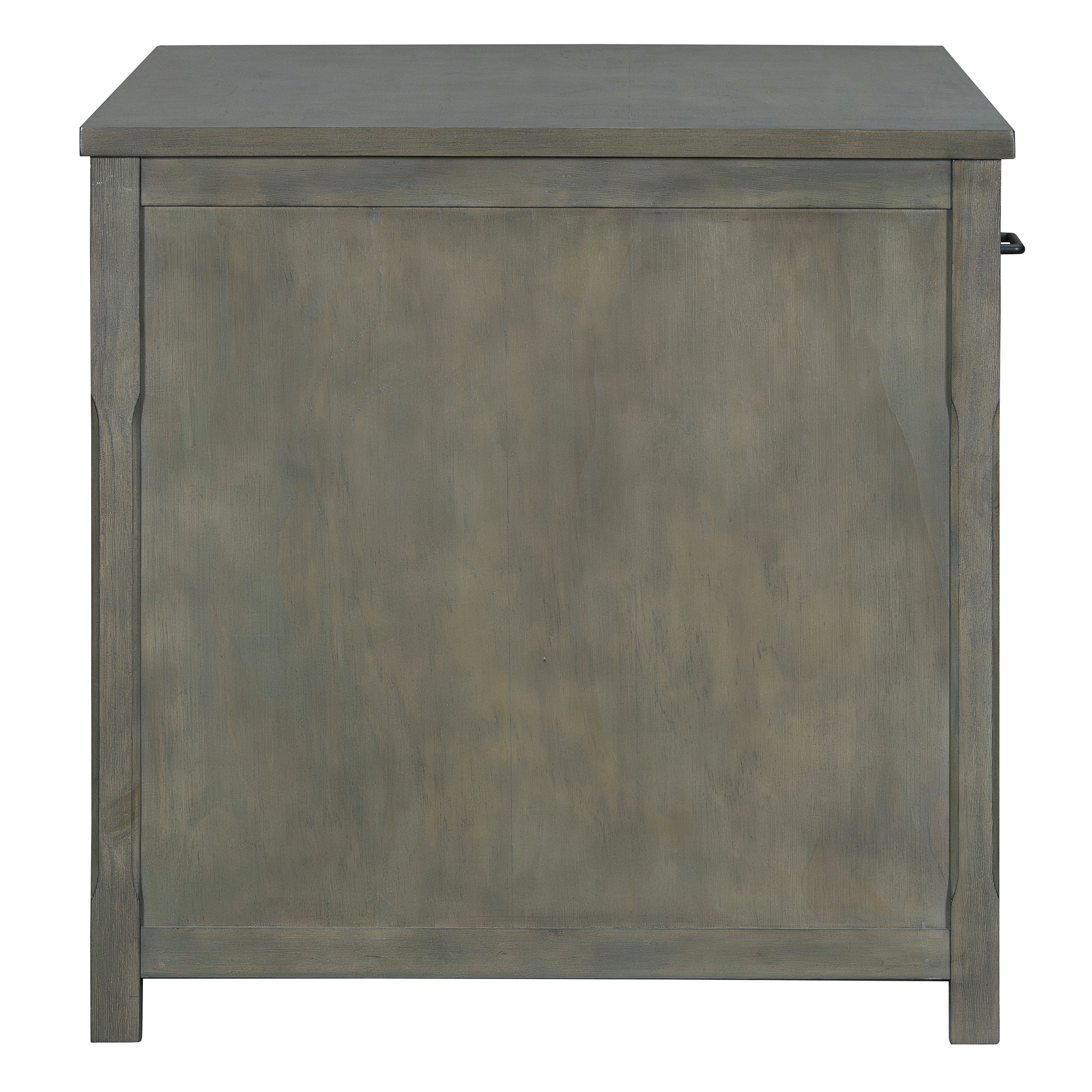 TREXM Extendable Kitchen Island with Storage