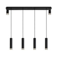 Hanging Light for Modern Kitchen Island with adjustable aluminum spotlights for precise illumination.