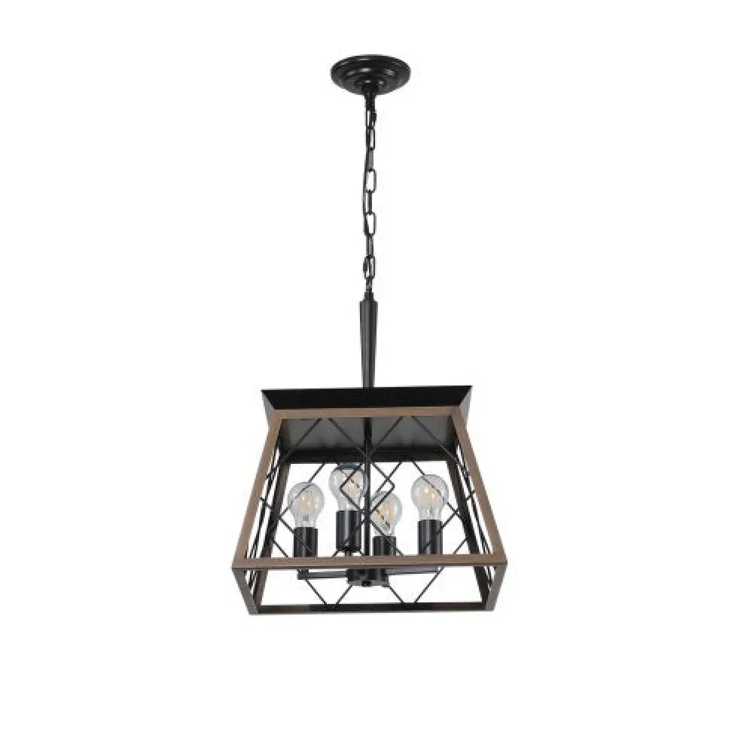 Hanging Lights for Kitchen Island in Rustic Iron Finish