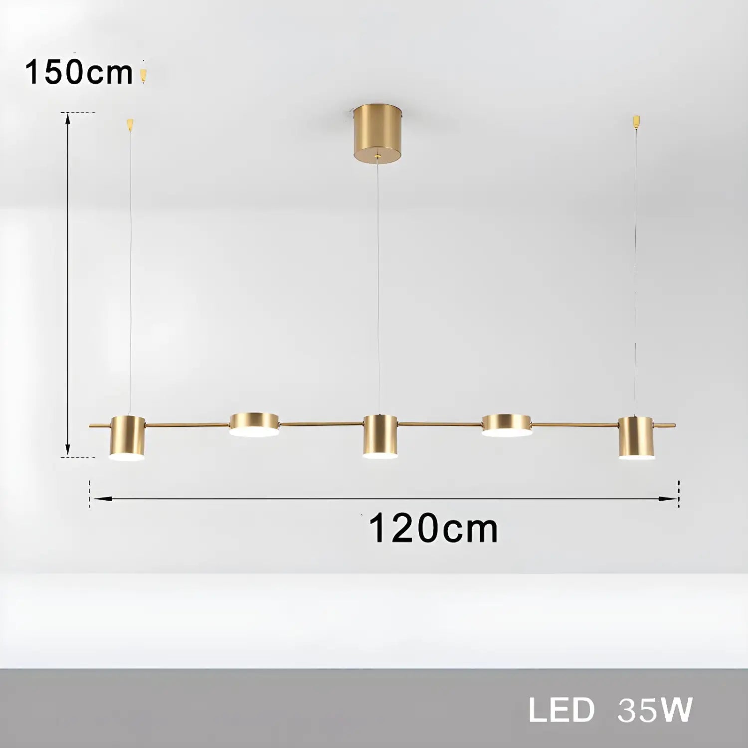 LED Pendant Light Kitchen - Modern Light for Bar, Dining Room, and Table