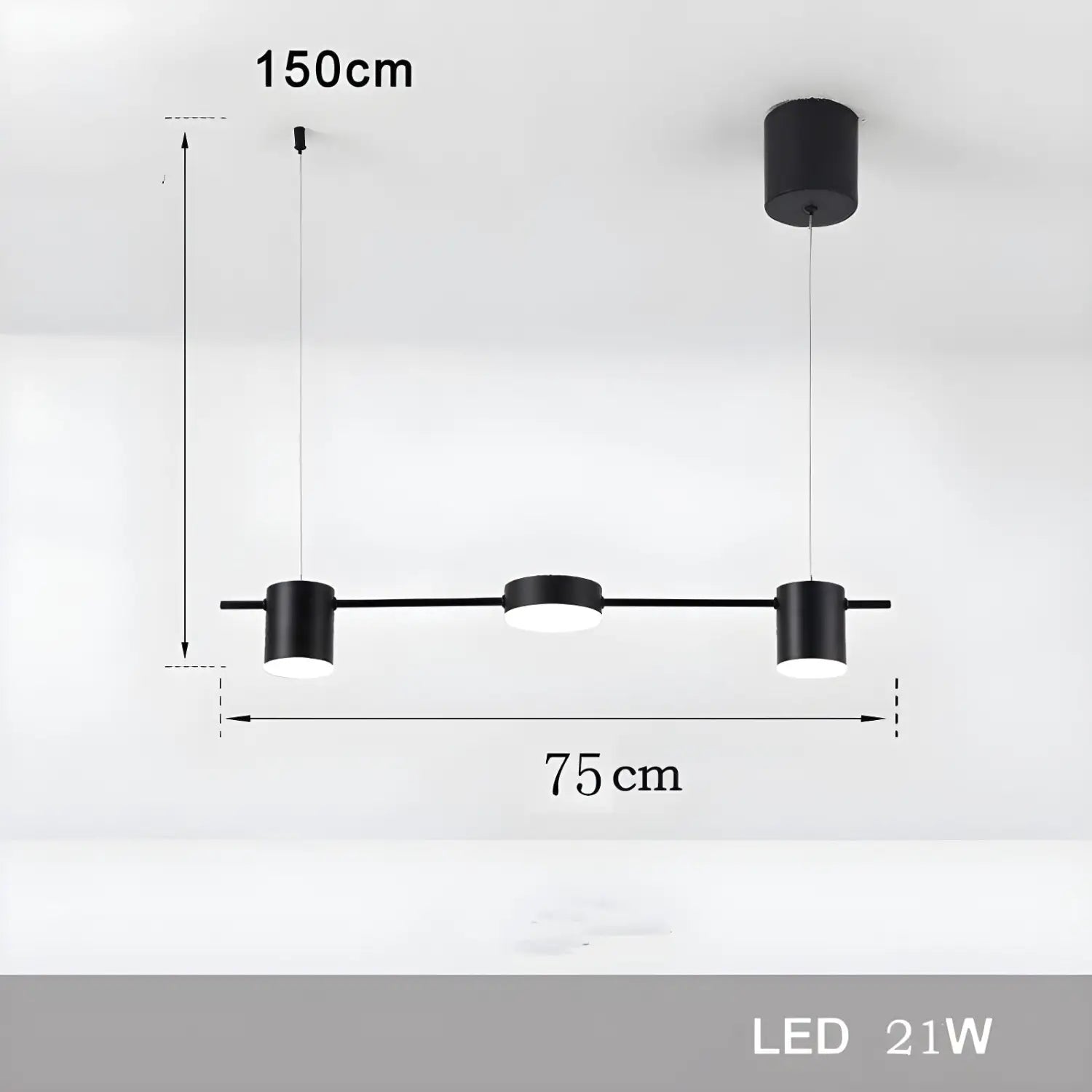 LED Pendant Light Kitchen - Modern Light for Bar, Dining Room, and Table