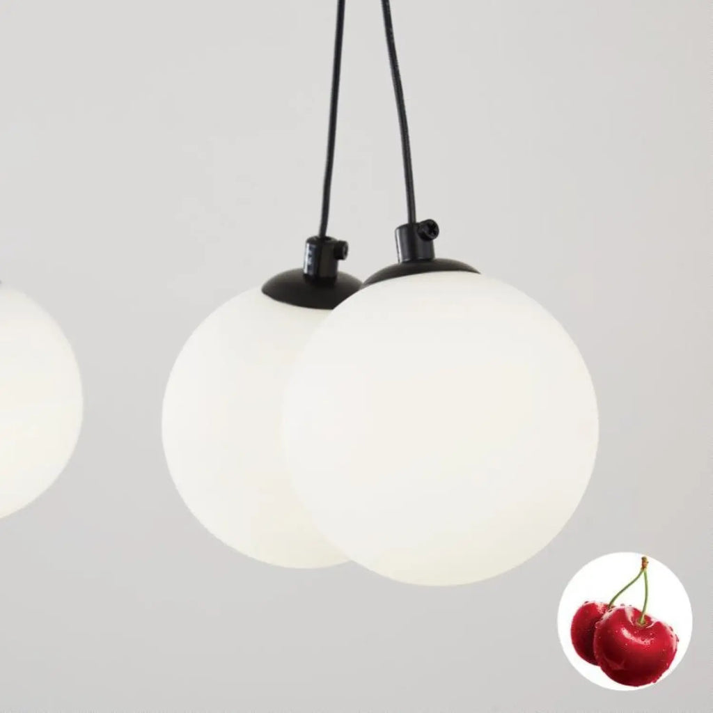 Modern 8-Light Globe Pendant Lights Hanging Chandelier for Kitchen Island
