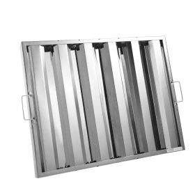 VEVOR 24.5Wx19.5H Inch Commercial Hood Filter Range Hood Baffle Stainless Steel