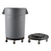 2 Packs Round Trash Can Dolly Fit 20, 32, 44, 55 Gal Garbage Container 500lbs