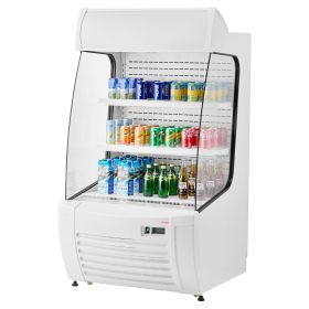 Open Air Merchandiser 2-Tier Display Cooler with Air Curtain 12.7cu.ft.
