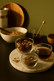 Double-Walled Glass Mixing & Prep Bowls â€“ Set of 4