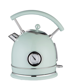 PS823NTB  1.8L Retro Electric Kettle Rapid Boiling Electric Kettle Deep Blue STRIX Temperature Controller + Water Level Gauge 2200W SUS304 Without BPA