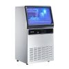 Commercial Ice Maker Machine, 130Lbs/24H with 33Lbs Storage, 45 Cubes per Cycle