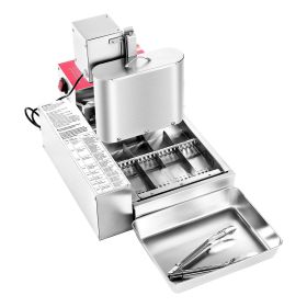 VEVOR Commercial Automatic Donuts Machine, 4 Rows Donuts Making Equipment, 240 pcs/hour Electric High Power Doughnut Maker