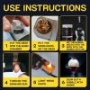 Smoking Gun Edible NONtoxic Bubble Mixture for Cocktail 2x8oz Wood Smoke Infuser and Smoker Machine Accessory Cold Smoke for Drinks Pack of 2 made in