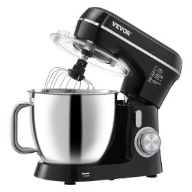 Stand Mixer 4.4 QT+5.3 QT Electric Dough Mixer 450W 10 + P Speeds Food Mixer