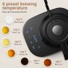 Gooseneck Electric Kettle with Temperature Control, 27oz Rapid Heating Electric Kettle for Pour Over Coffee/Tea, Auto Shut Off & Boil-Dry Protection