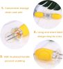 5 Pairs Yellow Corn Cob Holders Stainless Steel Fork Skewers for Corn On The Cob BBQ Tools