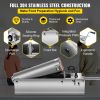 VEVOR Horizontal Sausage Stuffer 7L/15Lbs Manual Sausage Maker With 5 Filling Nozzles Sausage Stuffing Machine For Home & Commercial Use Stainless Ste