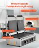 VEVOR Commercial Panini Grill, 3600W Electric Sandwich Panini Maker, Stainless Steel Double Sandwichs Press with Handle and Temp Control