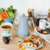 1-Liter Electric Gooseneck Kettle 1200 W, Cornflower Blue by Drew Barrymore