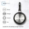 2 qt Non-Stick Aluminum Saucepan, Black