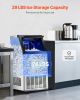 100lbs/24H Commercial Ice Maker, 36 Ice Cubes in 15 Minutes
