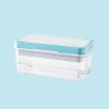 1pc Ice Cube Tray Mold With Lid And Bin; 32-cell Ice Cubes Mold; Ice Tray For Freezer; Ice Freezer Container; Spill-Resistant Removable Lid & Ice Scoo