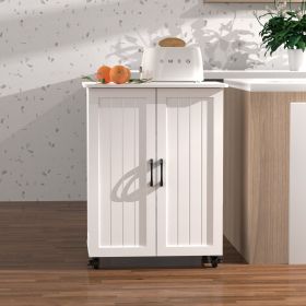 Kitchen Island on Wheels with Storage Cabinet Kitchen Cart , Small Portable Islands for Kitchen (Color: as Pic)