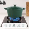 Enamel Dutch POTS can withstand high temperatures and meet many cooking needs, such as cooking, baking and stewing