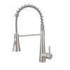 Modern 304 stainless steel pull-out kitchen faucet