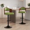 This bar stool set consists of 2 pieces. You can freely place the stools in any setting, such as bars, kitchen islands, restaurants, counters