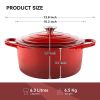 Cast iron Dutch POTS can be used for cooking, baking and refrigeration.