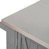 Outdoor Kitchen Island Fir Wood Kitchen Island with Stainless Steel Top, Ample Storage Space, Towel and Spice Racks and a Bottle Opener for Outdoor