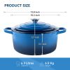 Cast iron Dutch POTS can be used for cooking, baking and refrigeration.